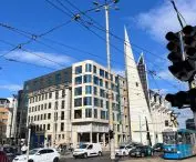 New building on the site of WROBIS at the intersection of Szewska and Kazimierza Wielkiego Streets in Wrocław
