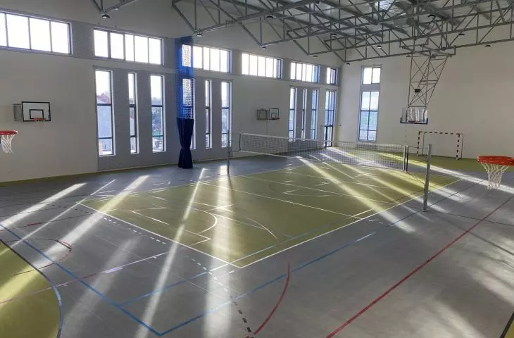 Sports Hall at the Józef Piłsudski Elementary School in Lidzbark. 