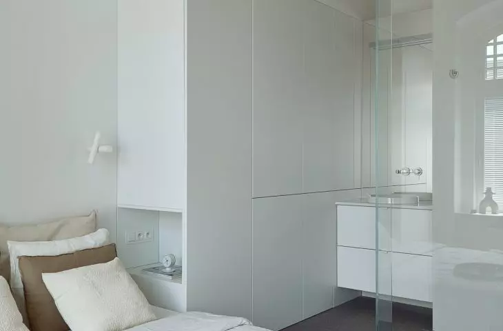 The apartment at Prince Witold is the quintessence of modern minimalism