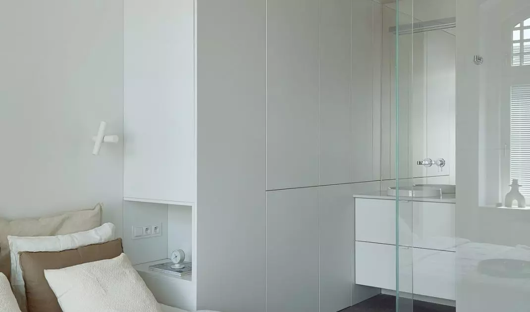 The apartment at Prince Witold is the quintessence of modern minimalism