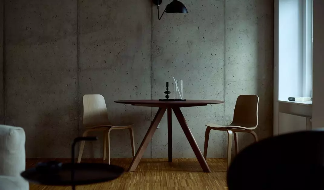 Apartament przy Księcia Witolda jest nowoczesny, ale nie zimny; minimalistyczny, ale pełen ciepła