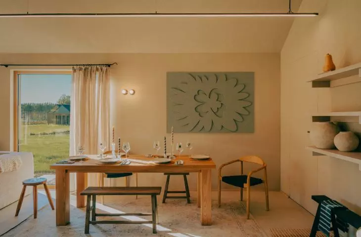 The interior is full of furnishings from the best contemporary Polish designers