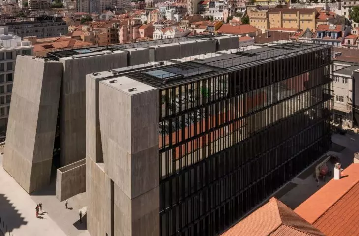 Siedziba główna firmy Energia de Portugal (EDP) – widok z lotu ptaka
