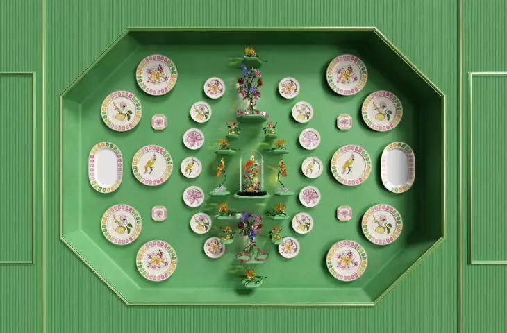 The collection was designed by Giovanna Engelbert, Swarovski's global creative director.