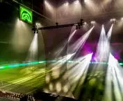 Spectacular play of light, thanks to floodlights from Signify