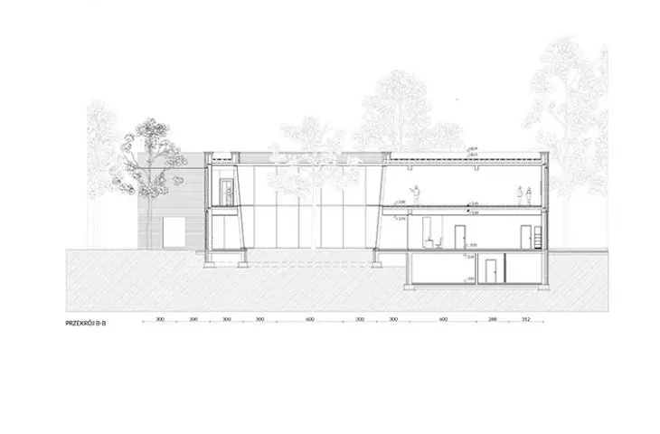 B-B section
