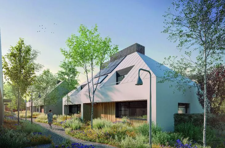 Architects dreamed of designing a pedestrian enclave, without cars