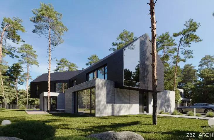 Project of a single-family house 