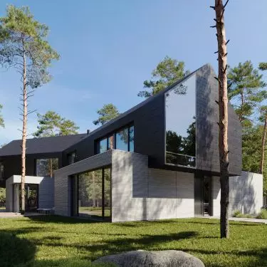 Project of a single-family house 