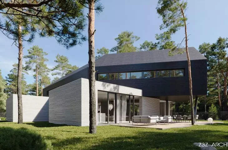 Project of single-family house 
