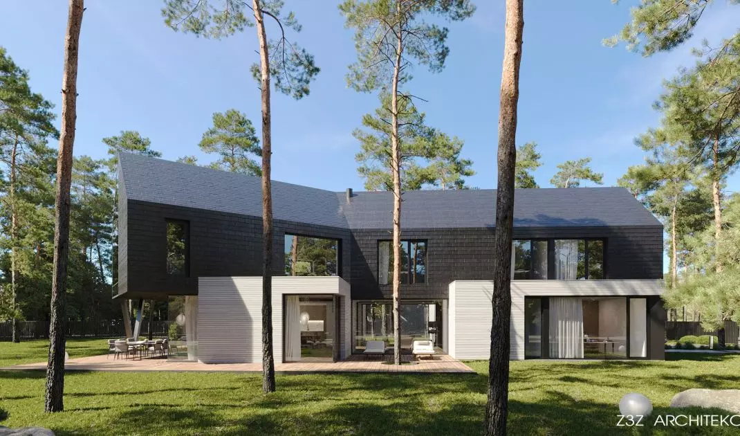 Nowoczesna i minimalistyczna bryła budynku będzie oparta na prostych, geometrycznych formach