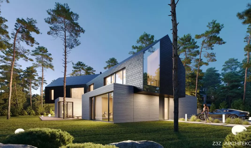 Project of single-family house 