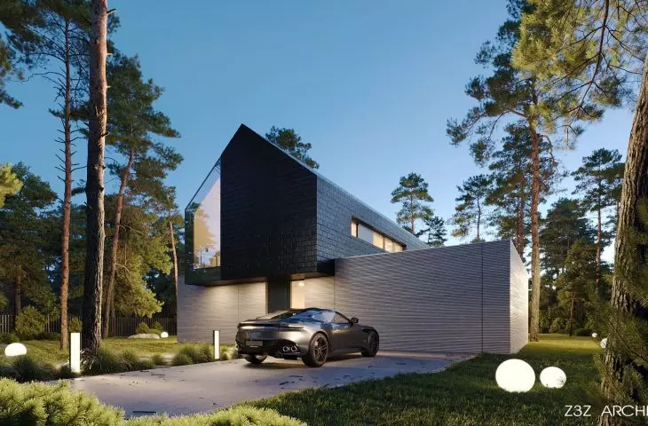 Project of single-family house 