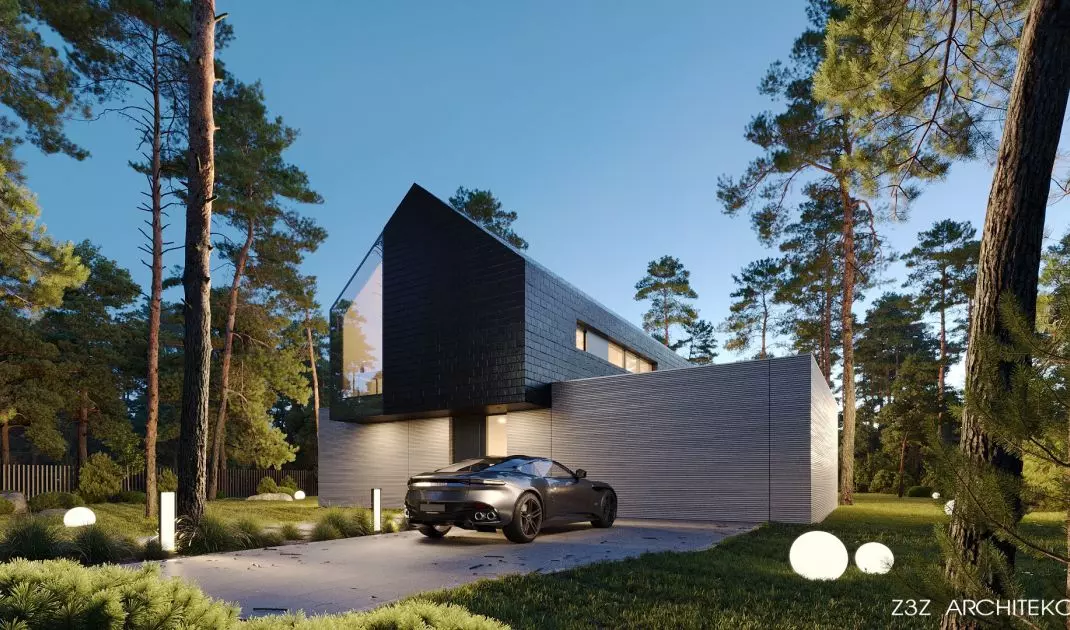 Project of single-family house 