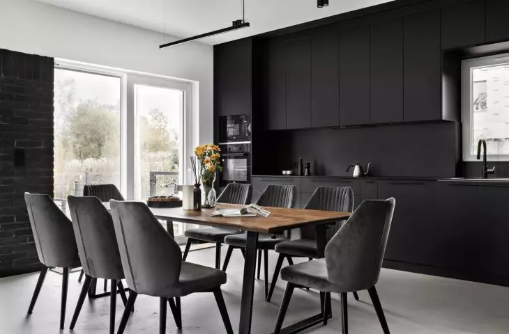 Interiors of a single-family house in Krakow