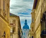 Budapeszt - Widok na katedrę św. Stefana