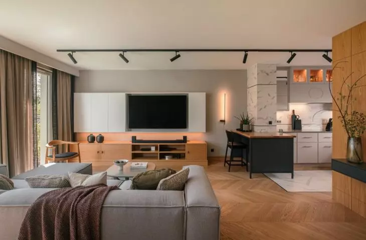 White recess lets you hide your TV