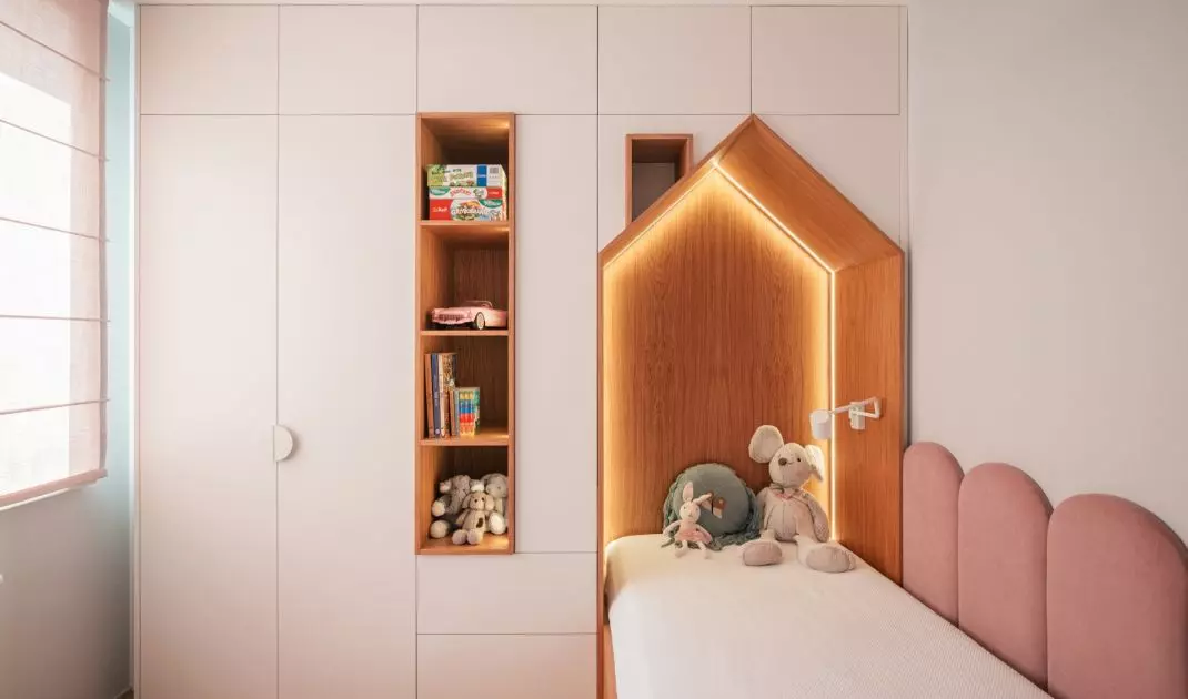 A children's room was also furnished in the UMK house