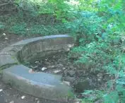 Destroyed terraces of the Italian garden in Ursinov before the 2016 revaluation