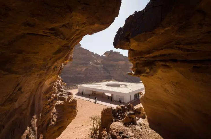 Al-Ula visitor center in Saudi Arabia