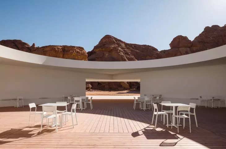 Al-Ula visitor center in Saudi Arabia