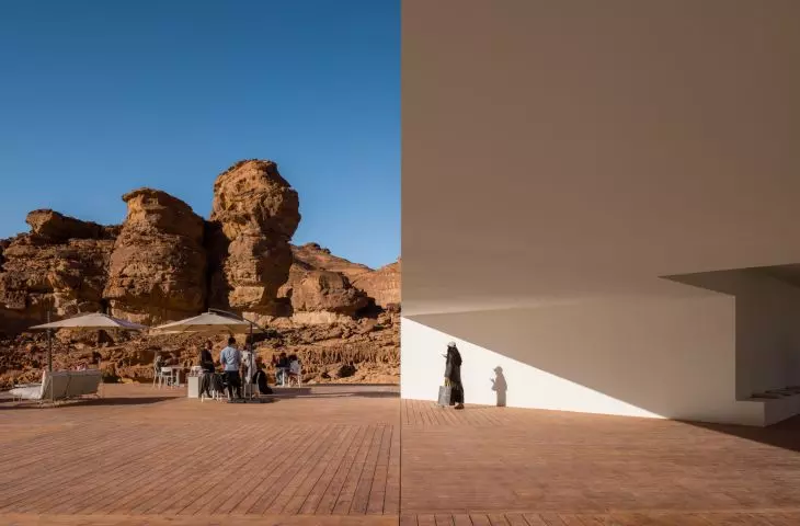  Desert X AlUla 2024 visitor center subtly blends architecture with landscape