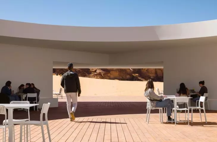 Al-Ula visitor center in Saudi Arabia