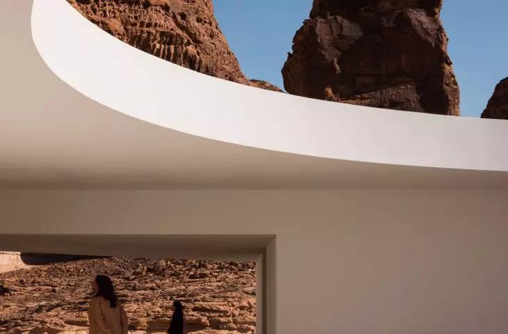 Al-Ula visitor center in Saudi Arabia