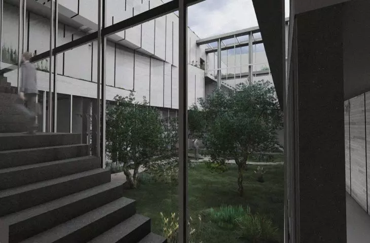 wnętrze sali sądowniczej