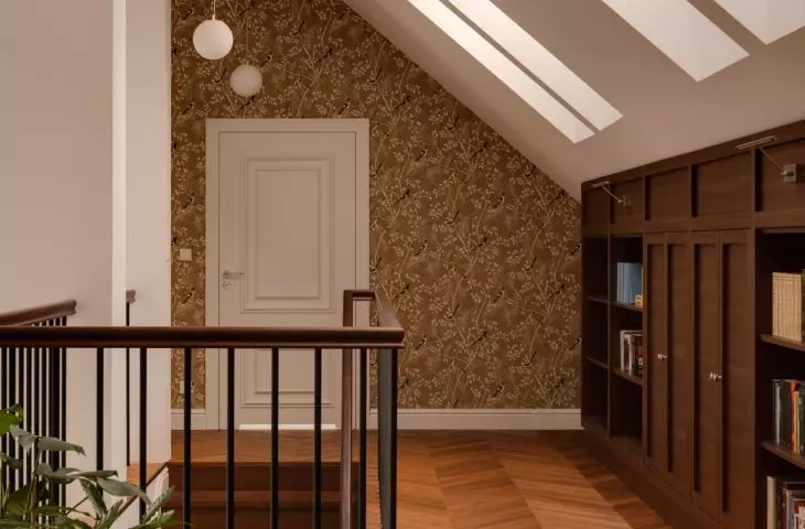 Interior of a house on the outskirts of Lodz