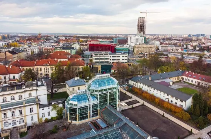 New greenhouse at the Jagiellonian University Botanical Garden