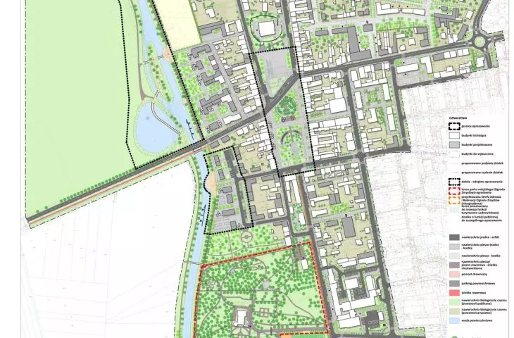projekt rehabilitacji centrum Poddębic