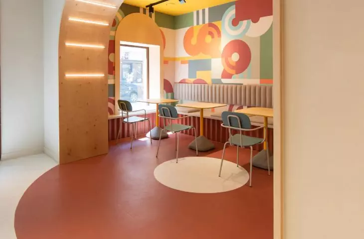łuk był elementem, który architekci zastali w aranżowanej przestrzeni