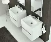 5 steps to a quick bathroom makeover - undermount sinks