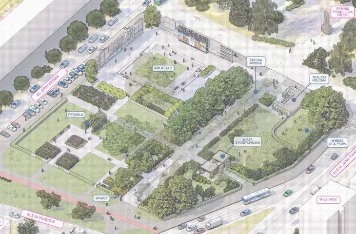 Revitalization of Victory Square in Pila