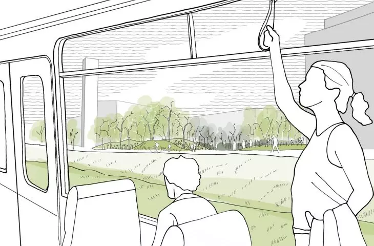 view from the streetcar