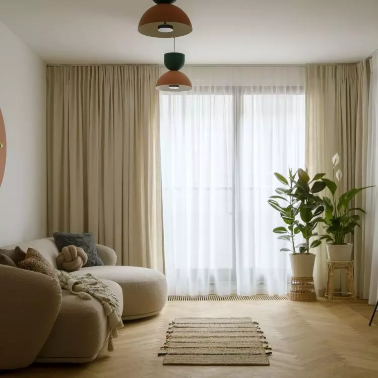 Pastel colors in the interiors became a key element of the project