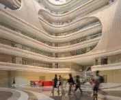 Infinitus Plaza in Guangzhou - the interior of the building 