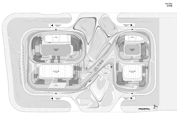 Infinitus Plaza in Guangzhou - development plan 