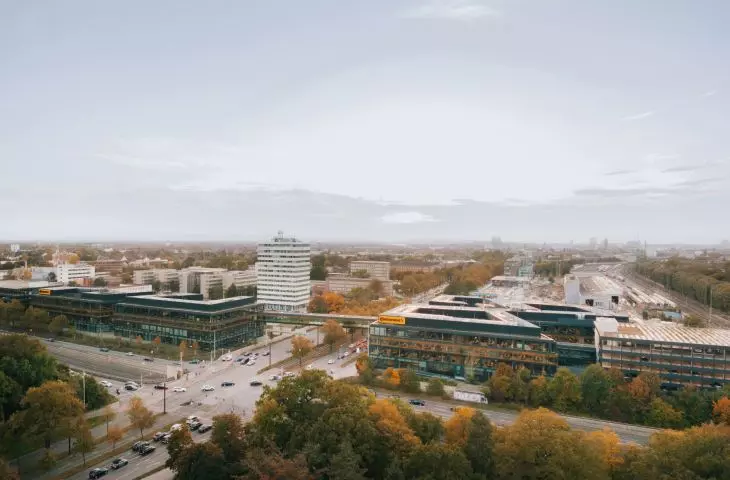 Siedziba główna firmy Continental AG w Hanowerze – widok z lotu ptaka