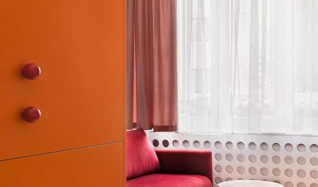 Clever solutions made it possible to create a functional interior in a small space