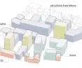 architekci wprowadzili różnorodne typologie zabudowy
