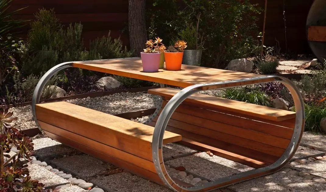 Wooden garden furniture is the essence of style and closeness to nature