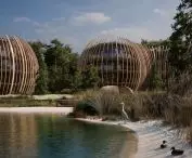 Hotel complex on the Sobieszewska Island in Gdansk, Poland
