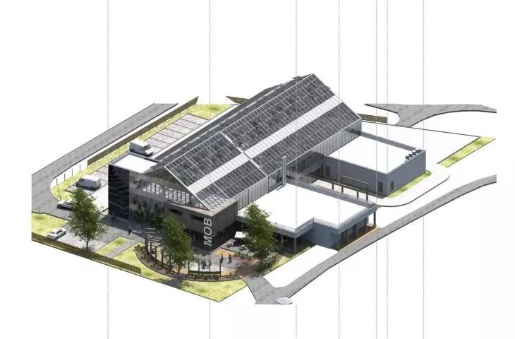 Project of the Municipal Botanical Center in Zabrze