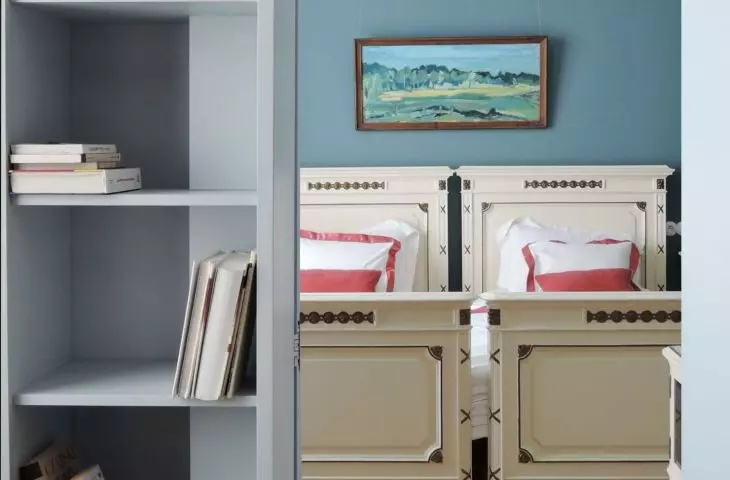 Bedroom with set inherited by investors 
