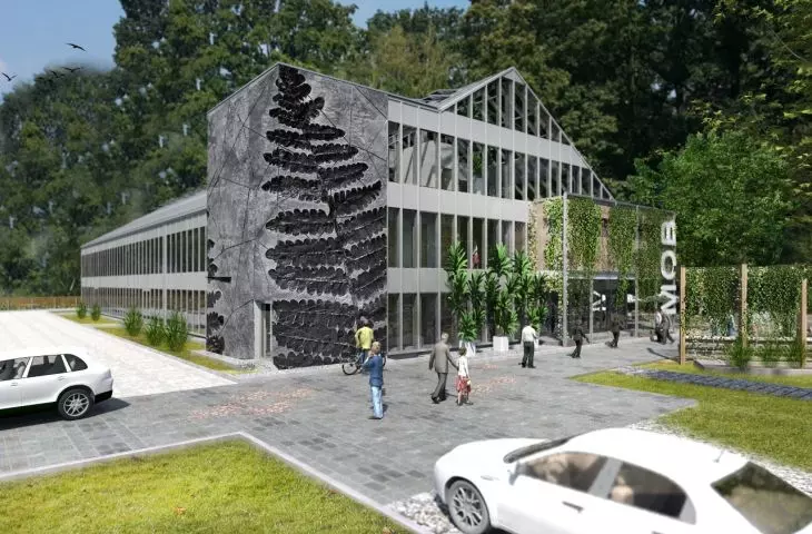 Project of the Municipal Botanical Center in Zabrze