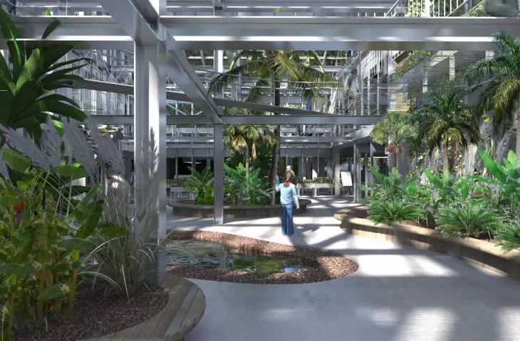 Project of the Municipal Botanical Center in Zabrze