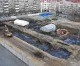 Plac budowy podczas rewitalizacji Placu Nowy Targ