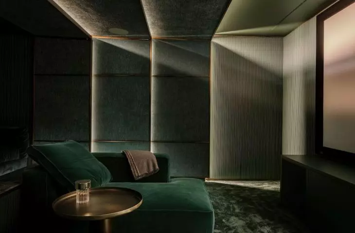 Among other things, the house has an impressive cinema room
